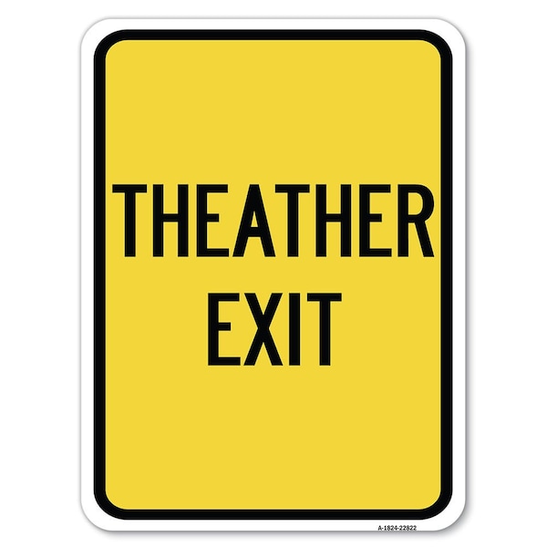 Safety Sign, 18 in Height, Aluminum, 24 in Length, 22822